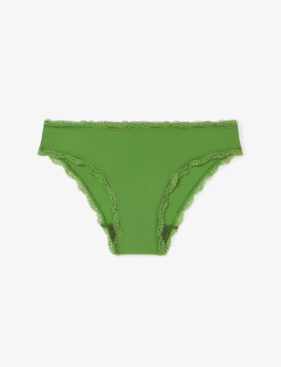 Culotte taille basse - vert gazon