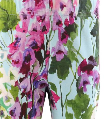 Dolce & Gabbana Leggings - Renaissance - Blau/Rosa Blume
