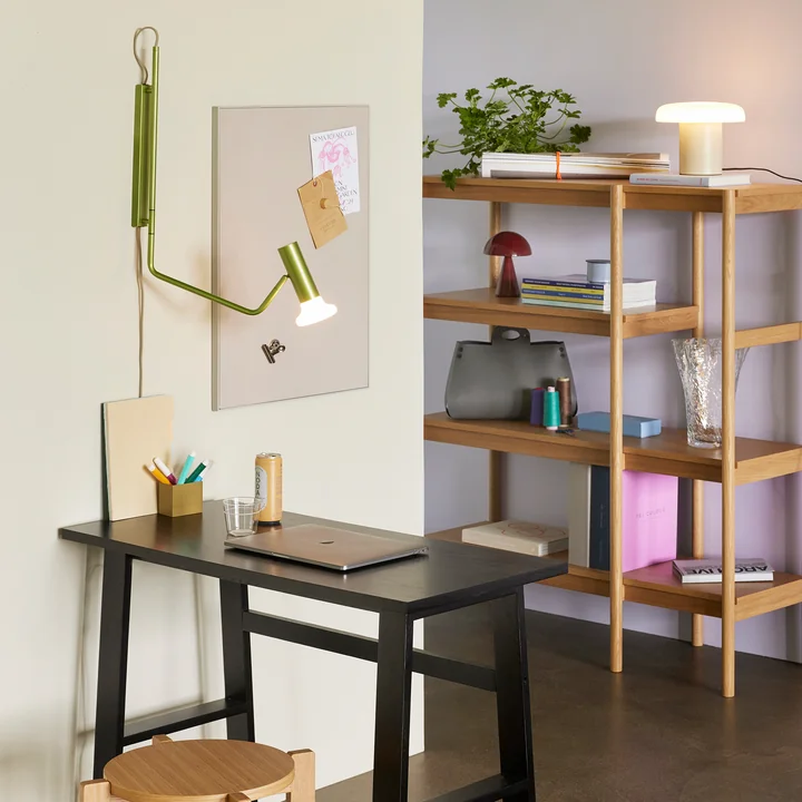 Hübsch Interior - Seize Standregal 120 x 42 x 140 cm, Eiche