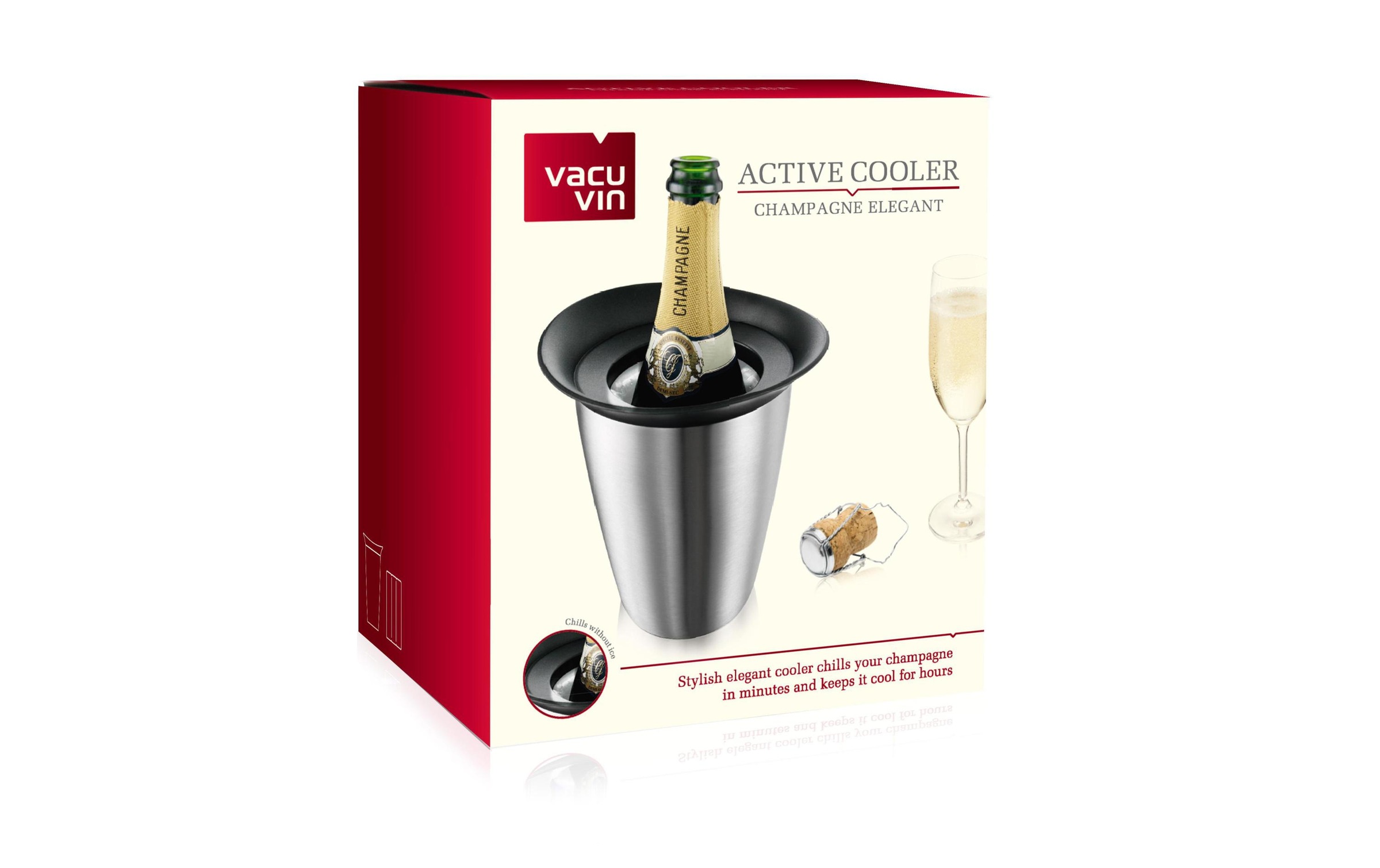 VACUVIN Weinkühler »Champagne El« geeignet für Champagner-Flaschen von 0.7 Liter bis 1 Liter