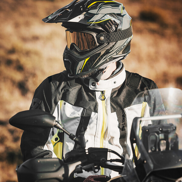Nexx - Casque X.WRL Atika Noir / Gris / Jaune fluo