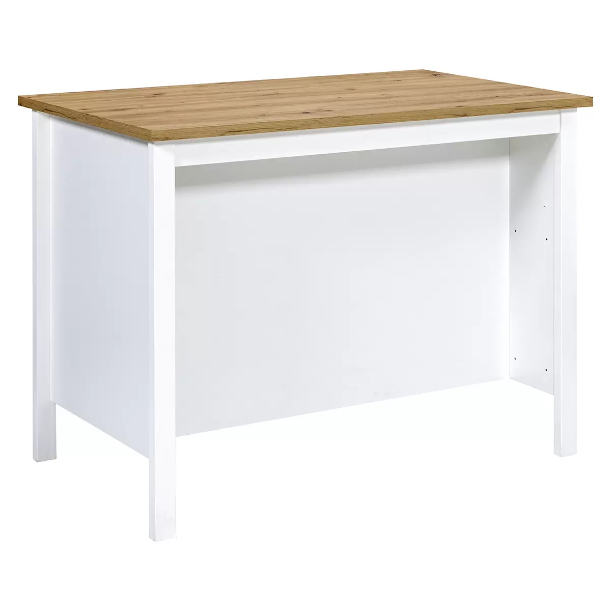 Kücheninsel Piazza Bianco 1T3S Artisan Eiche,weiss
