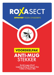 Roxasect Voordeelpak Anti-Mug Stekker   2 Navullingen 2ST