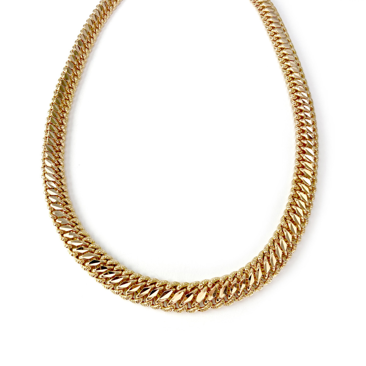 Collier d'occasion or 750 maille fantaisie