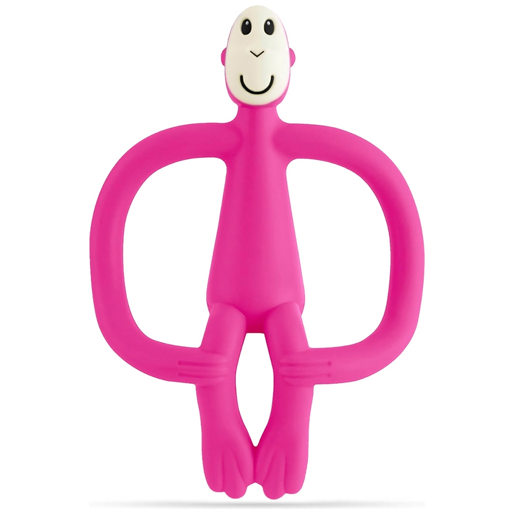 Matchstick Monkey Beißring und Gelapplikator Rosa