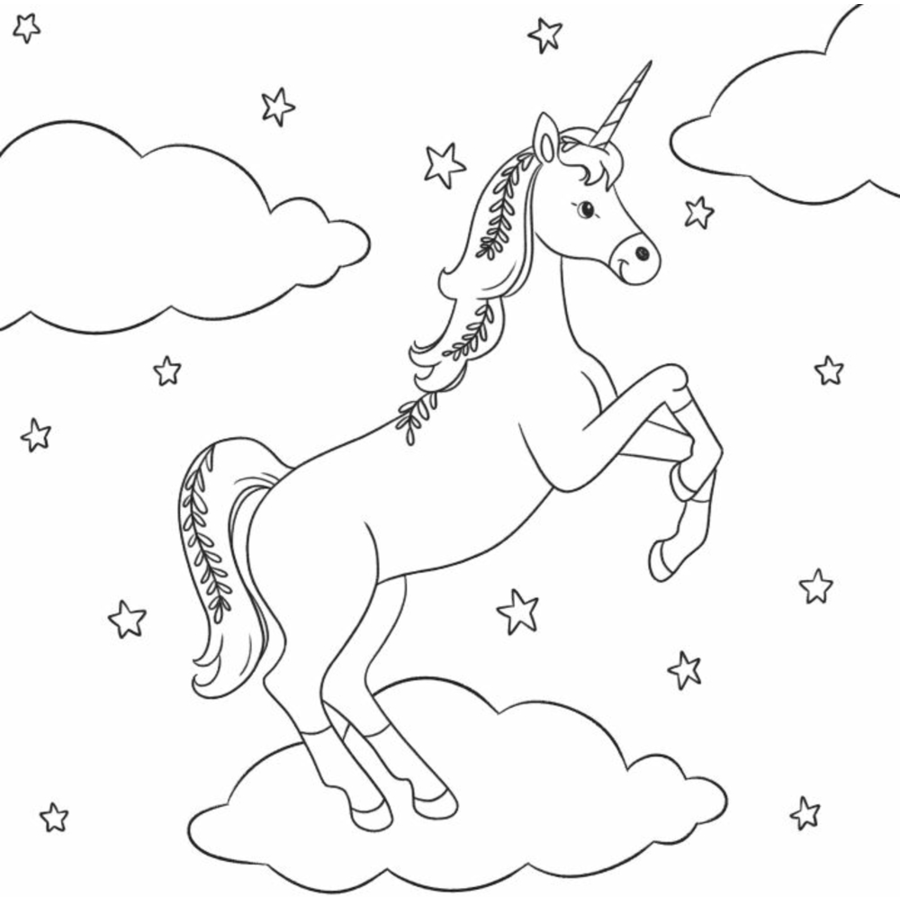 COPPENRATH Glitzer-Malblock - Unicorn (100% selbst gemacht)
