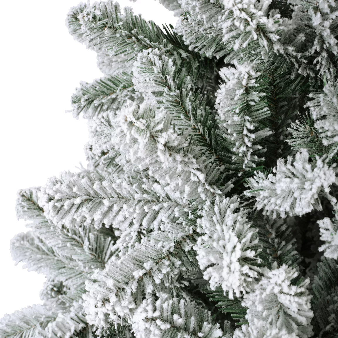 Sapin de Noël artificiel lumineux 260 LED H180 cm King Vert enneigé