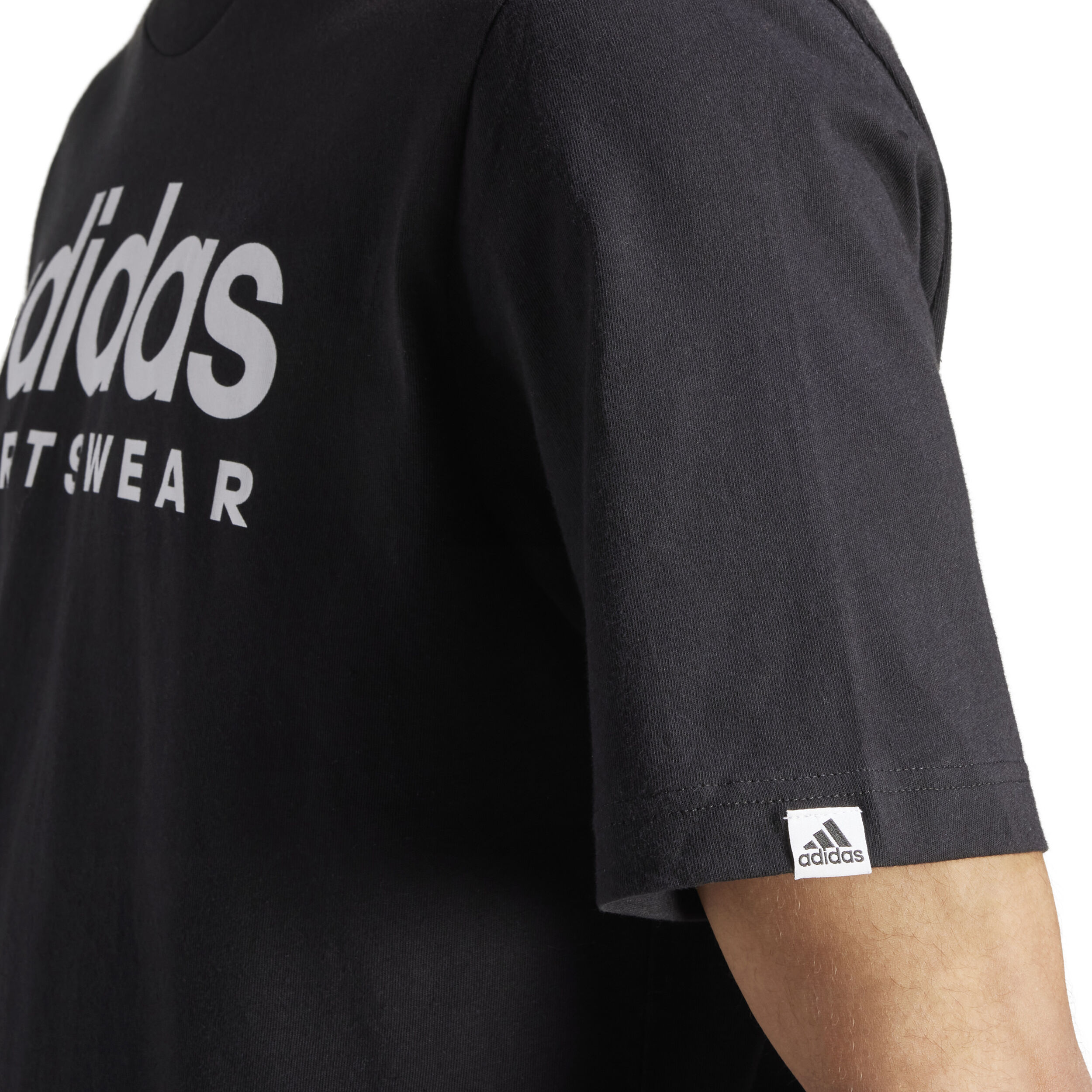 adidas SPW T-shirt Hommes - Noir , Blanc