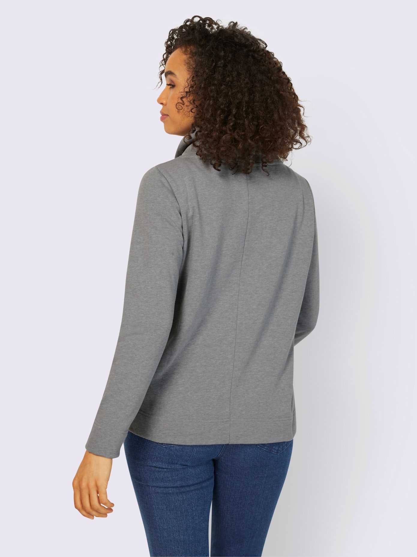 Sweat-shirt col ajustable