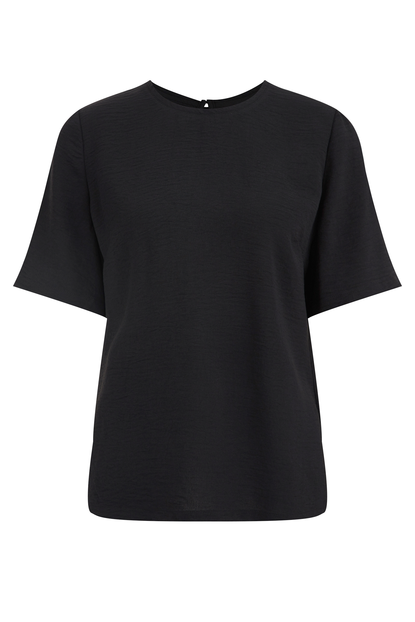 geweven top WE Fashion Zwart