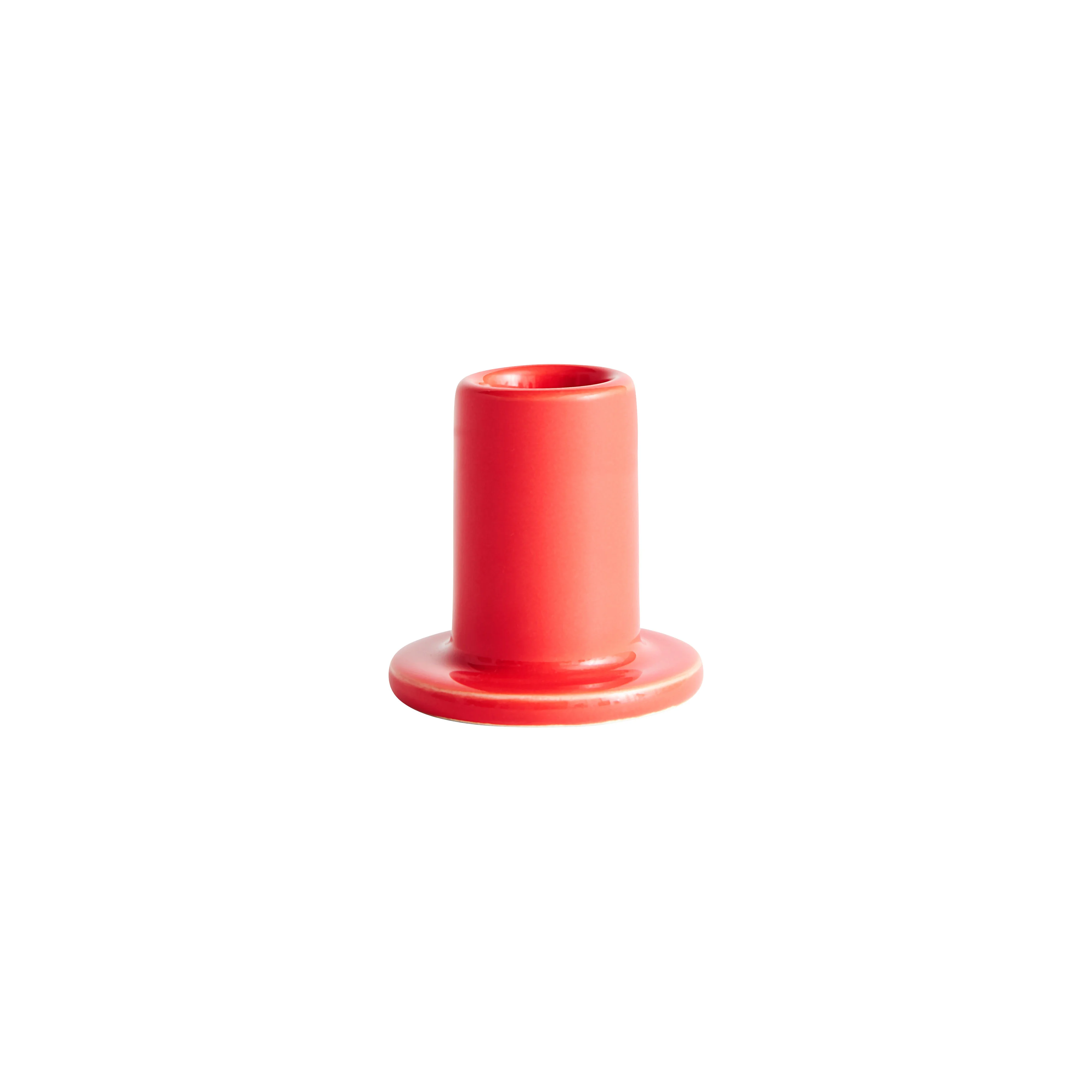TUBE SMALL - Bougeoir céramique | Rouge