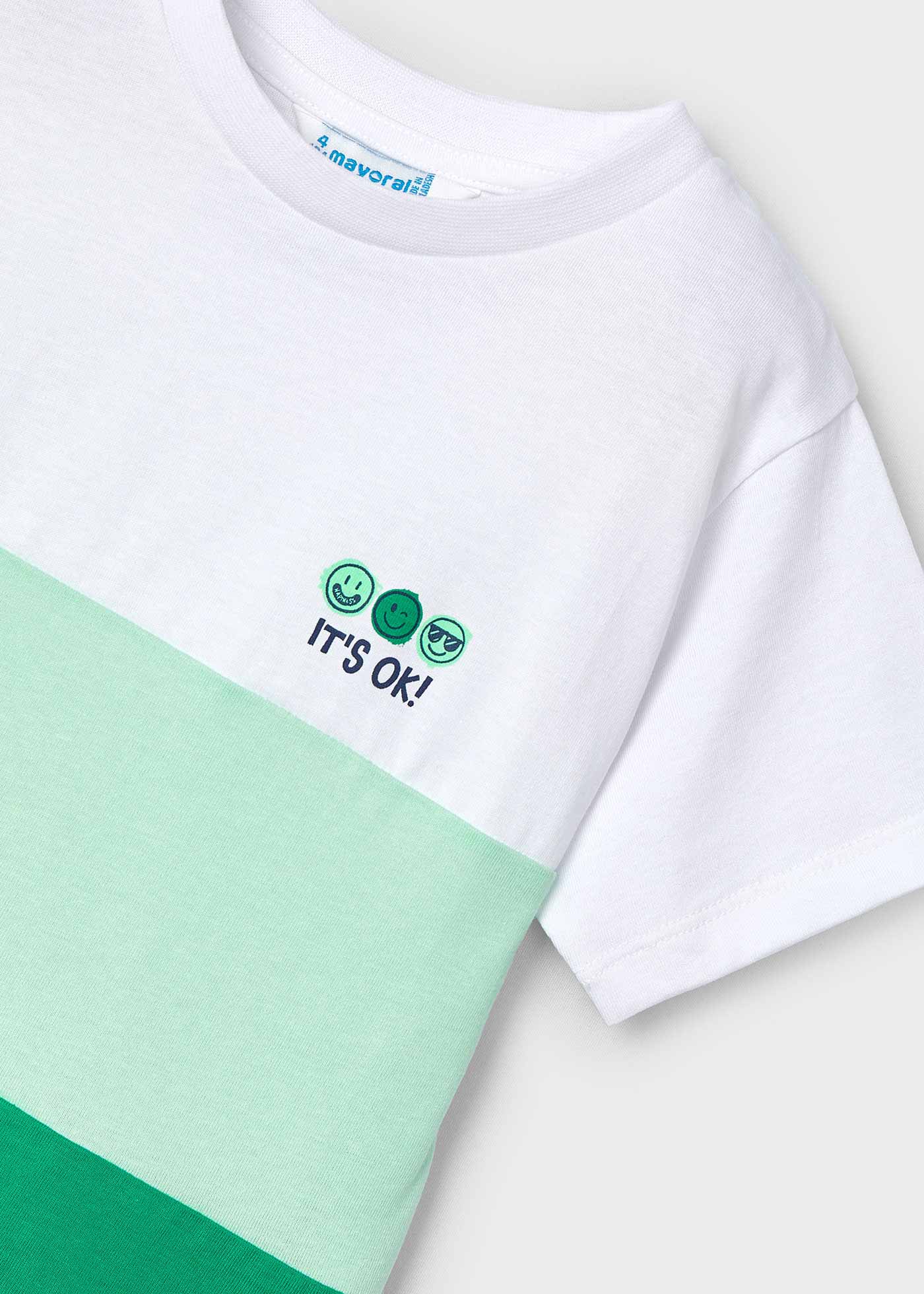 Conjunto de 2 camisetas Better Cotton para meninos, brancas.