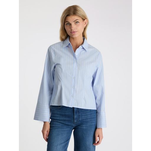 Neo Noir Rosa Stripe Shirt, Light Blue, 42