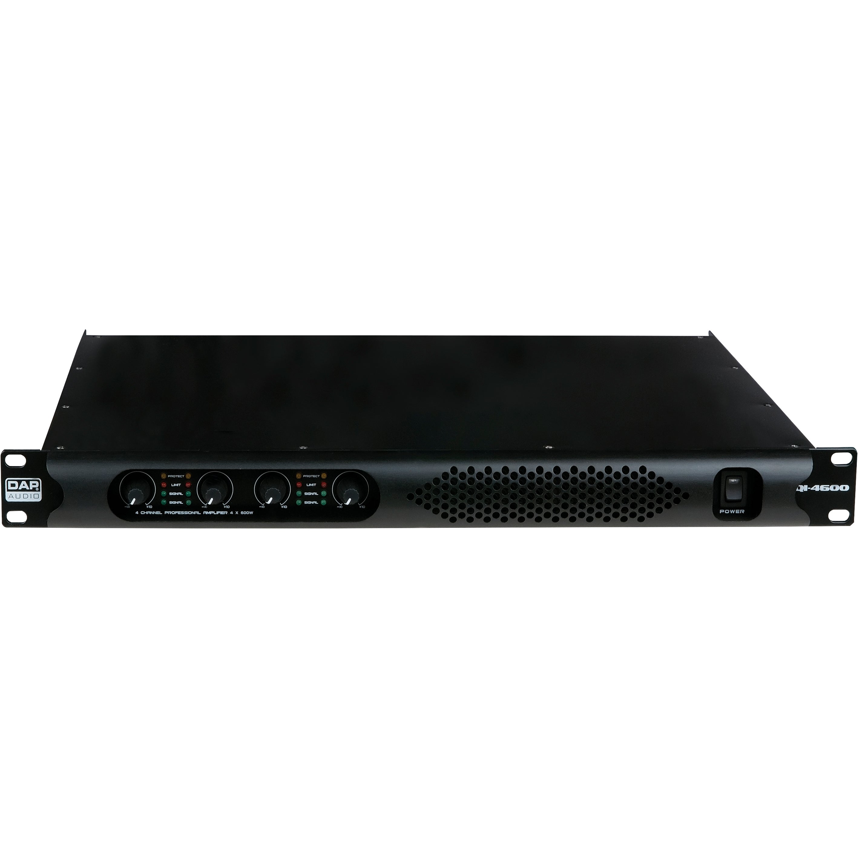 DAP Qi-4600 installatieversterker 4 kanalen 4x600W