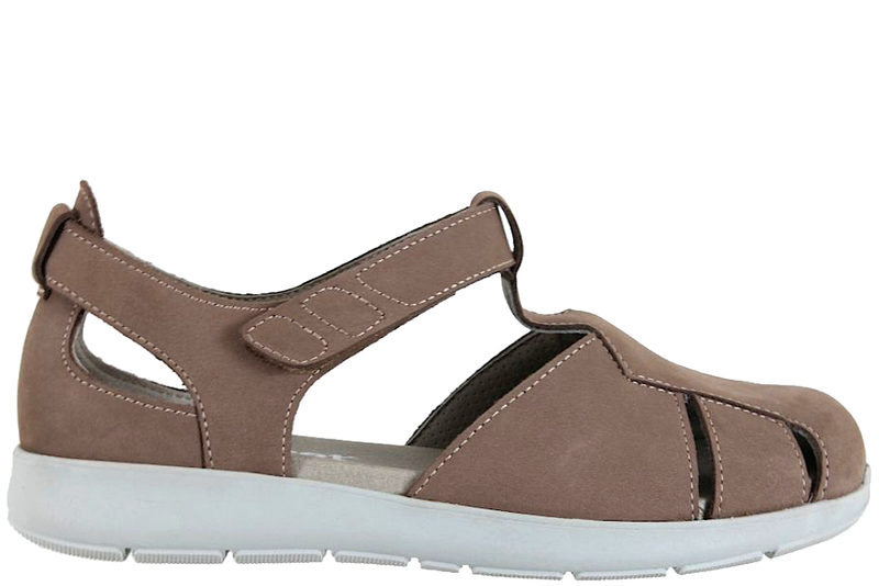 NEW FEET SANDALSKO I SANDFARVET NUBUCK