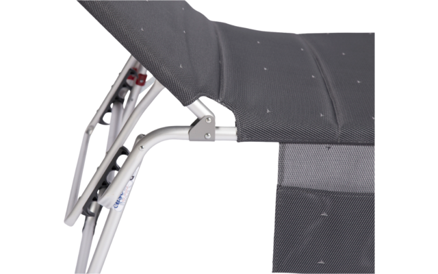 Crespo AL/363 Deluxe Sonnenliege dunkelgrau