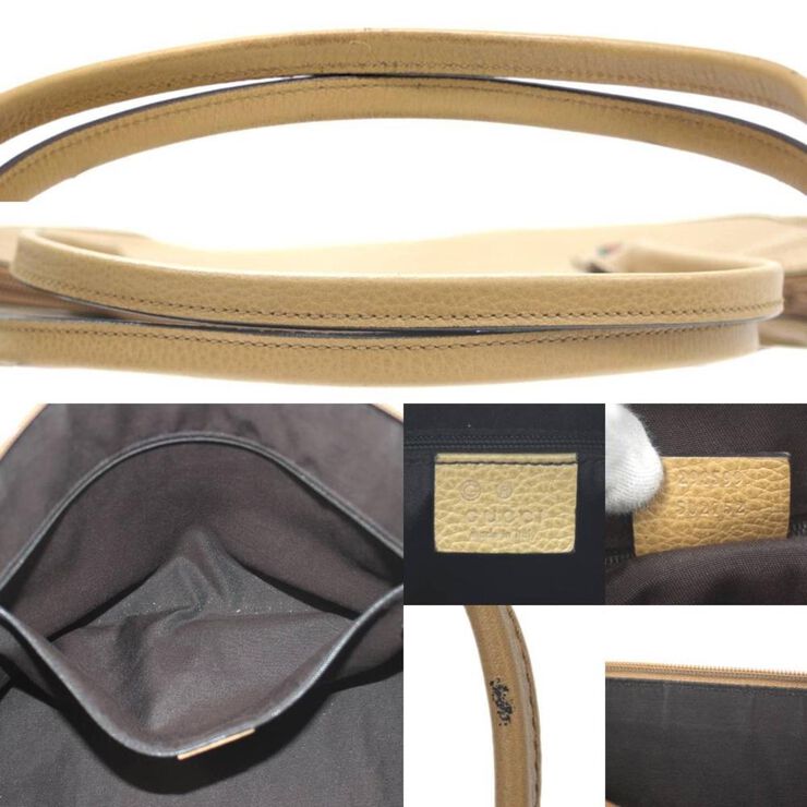 Gucci Vintage Gucci Shoulder Bag Beige