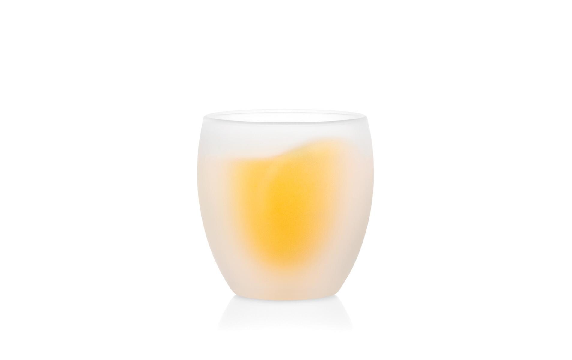 Trinkglas Pavina 2er Set Weiss, milchig, 0.25 lZwei silikonbeschichtete, doppelwandige Gläser