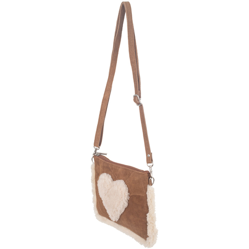 Isla Bonita By Sigris - Bandolera con Corazón Marrón