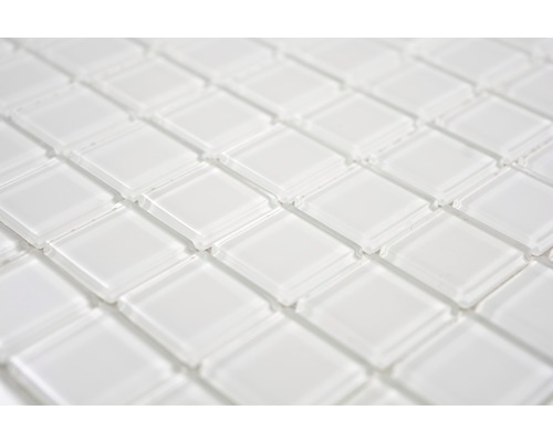 Glasmozaïek CM4SE30 Kristal uni superwit 30x30 cm