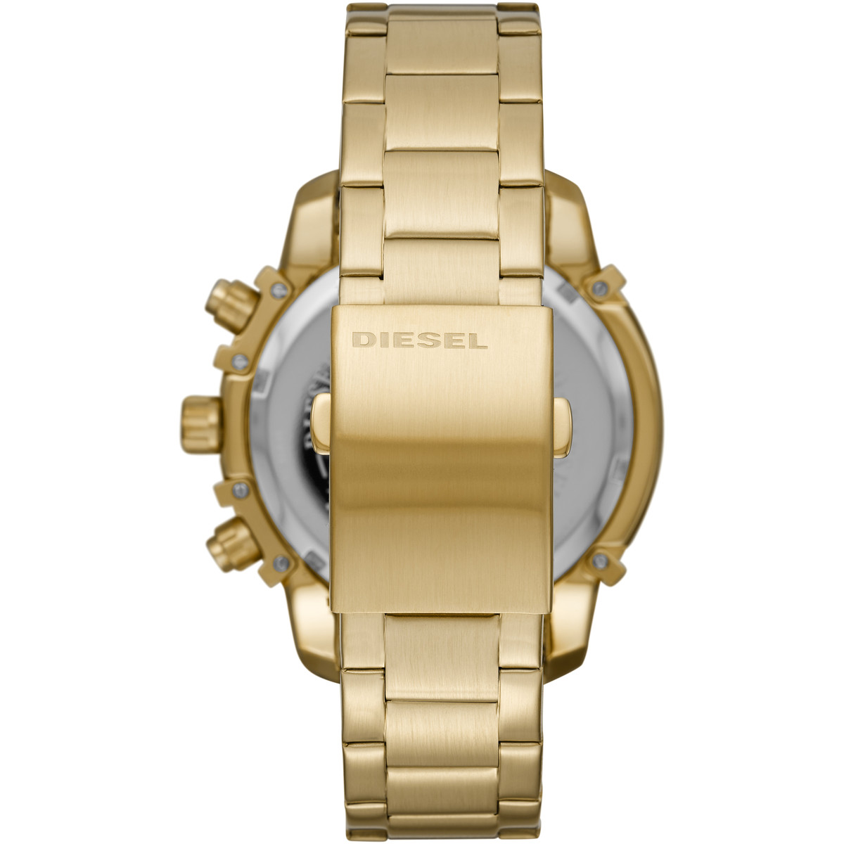Montre Diesel homme chronographe acier doré jaune