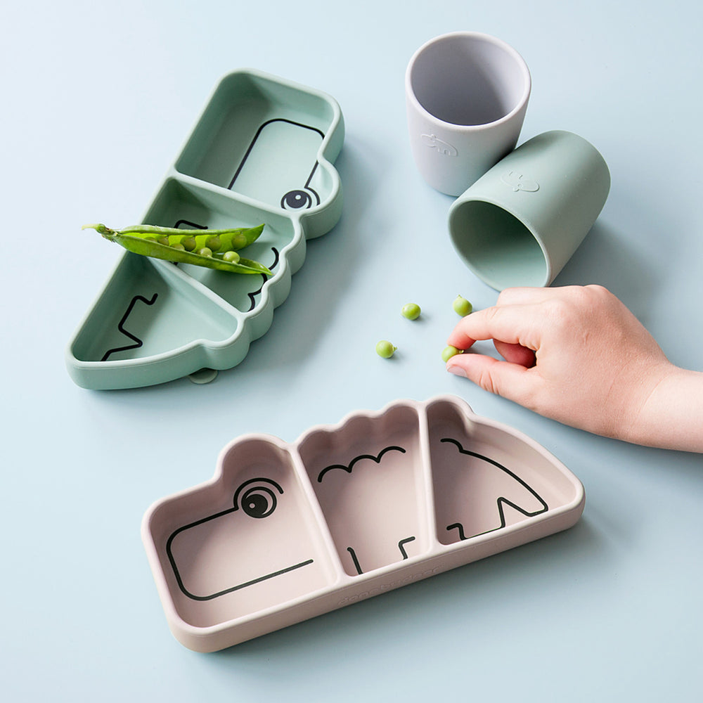 Køb DonebyDeer Powder Stick & Stay Snacktallerken Croco