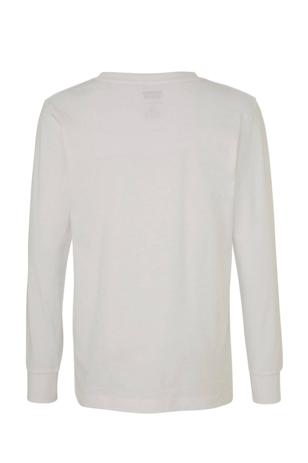 Levi's longsleeve Batwing met logo wit