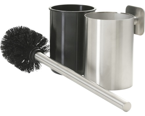 Colar wandclosetborstelset, geborsteld roestvrij staal