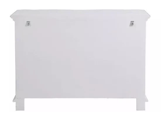 Commode 3 tiroirs Bois-MDF Blanc - Monceau Interior's