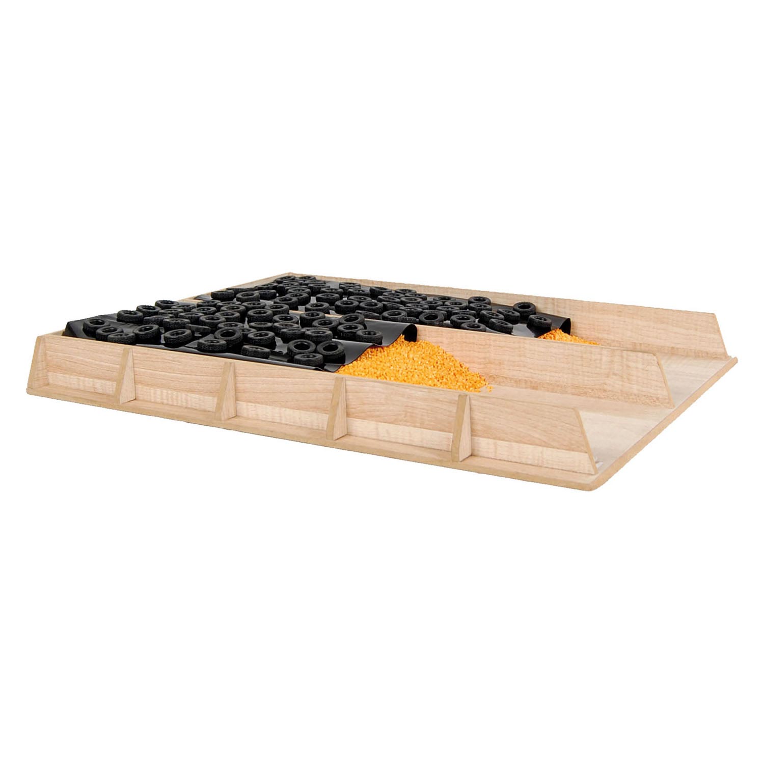 Kids Globe Sleufsilo Hout 1:32