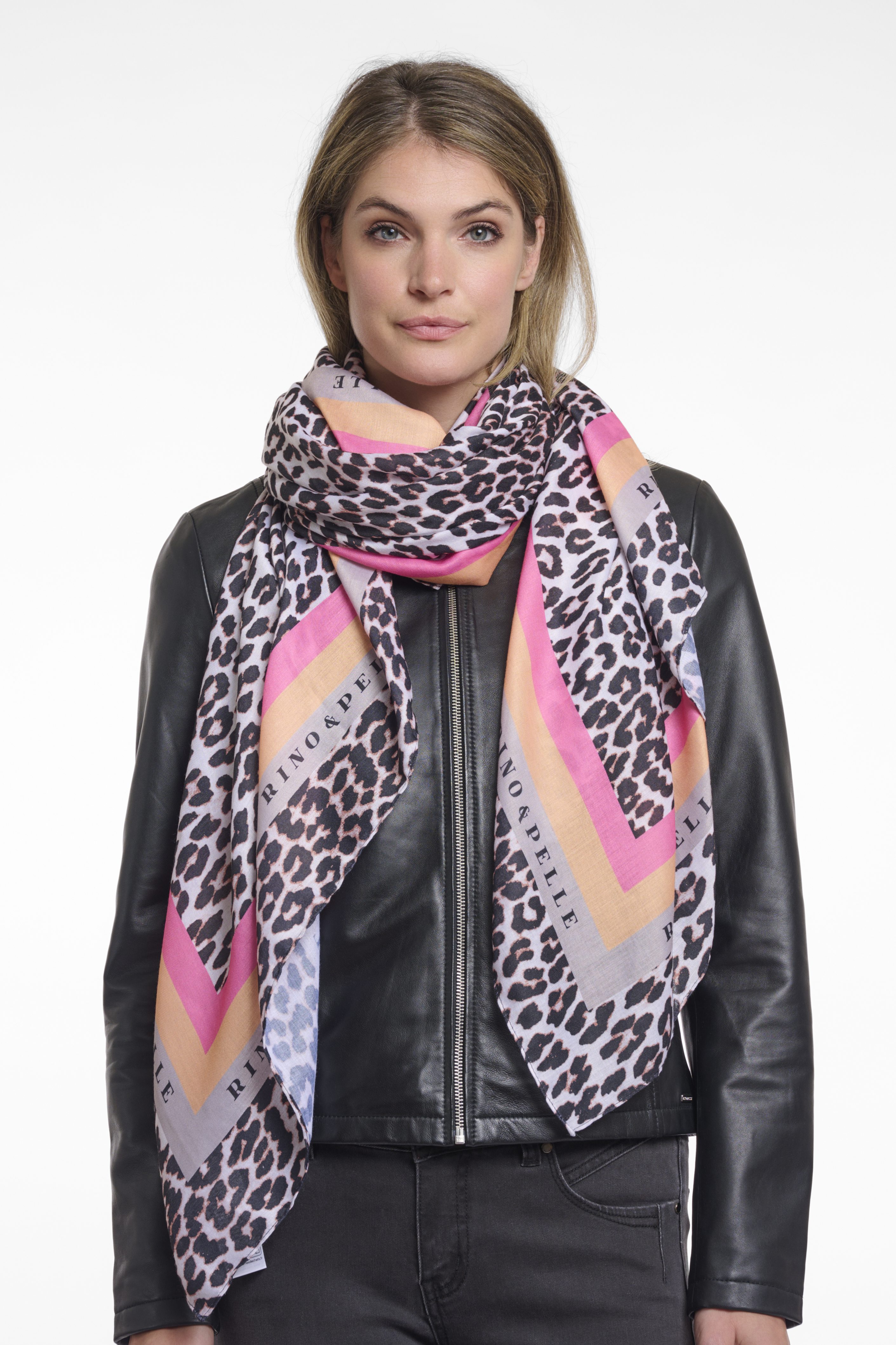 Rino en Pelle - Klaartje Printed Scarf - Leopard