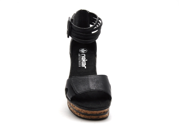 Rieker nu pieds talons femme 68194 noir