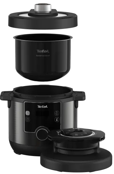 Tefal Turbo Cuisine & Fry CY7788, 7,6 L, 7,6 L, Sort, Digital, 1200 W, 345 mm