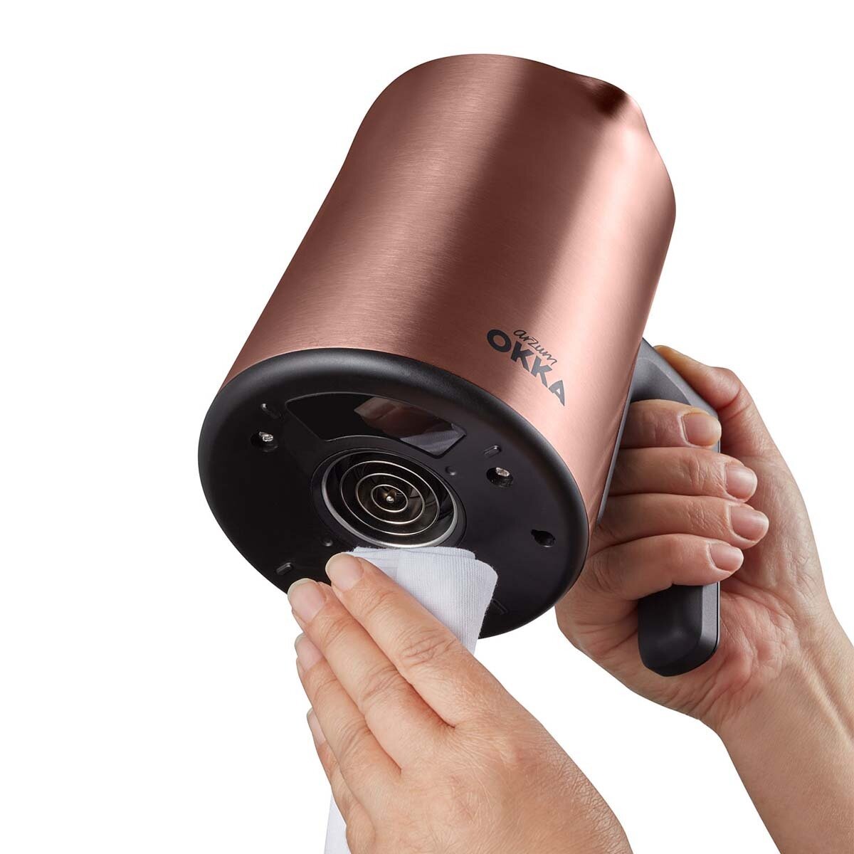 Arzum Türkische Kaffeemaschine, Kaffeekanne Edelstahl 700W Bronze