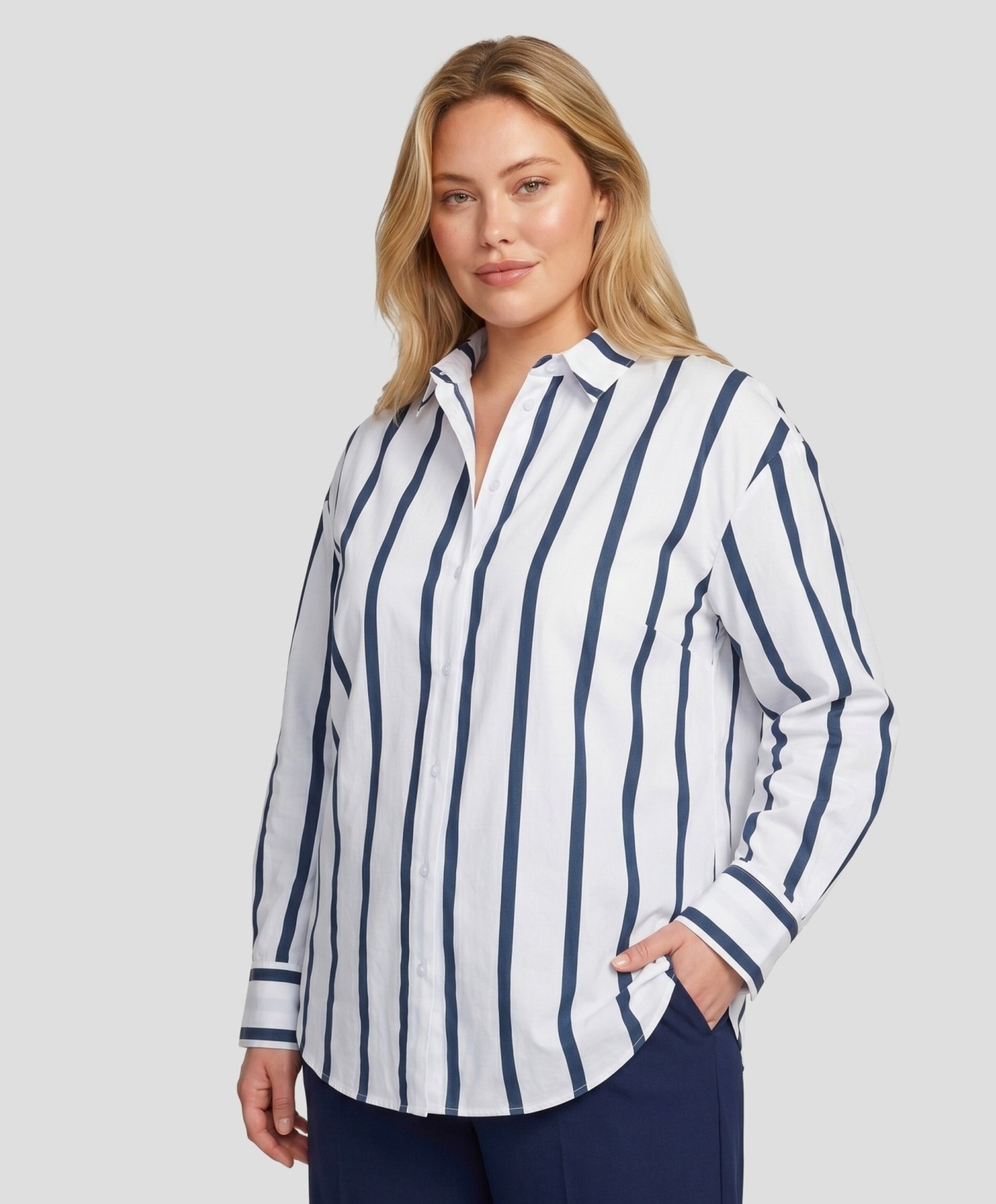 Exxcellent Dames blouse ecru