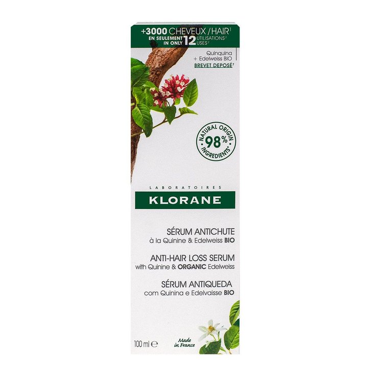Sérum antichute Quinine et Edelweiss 100ml