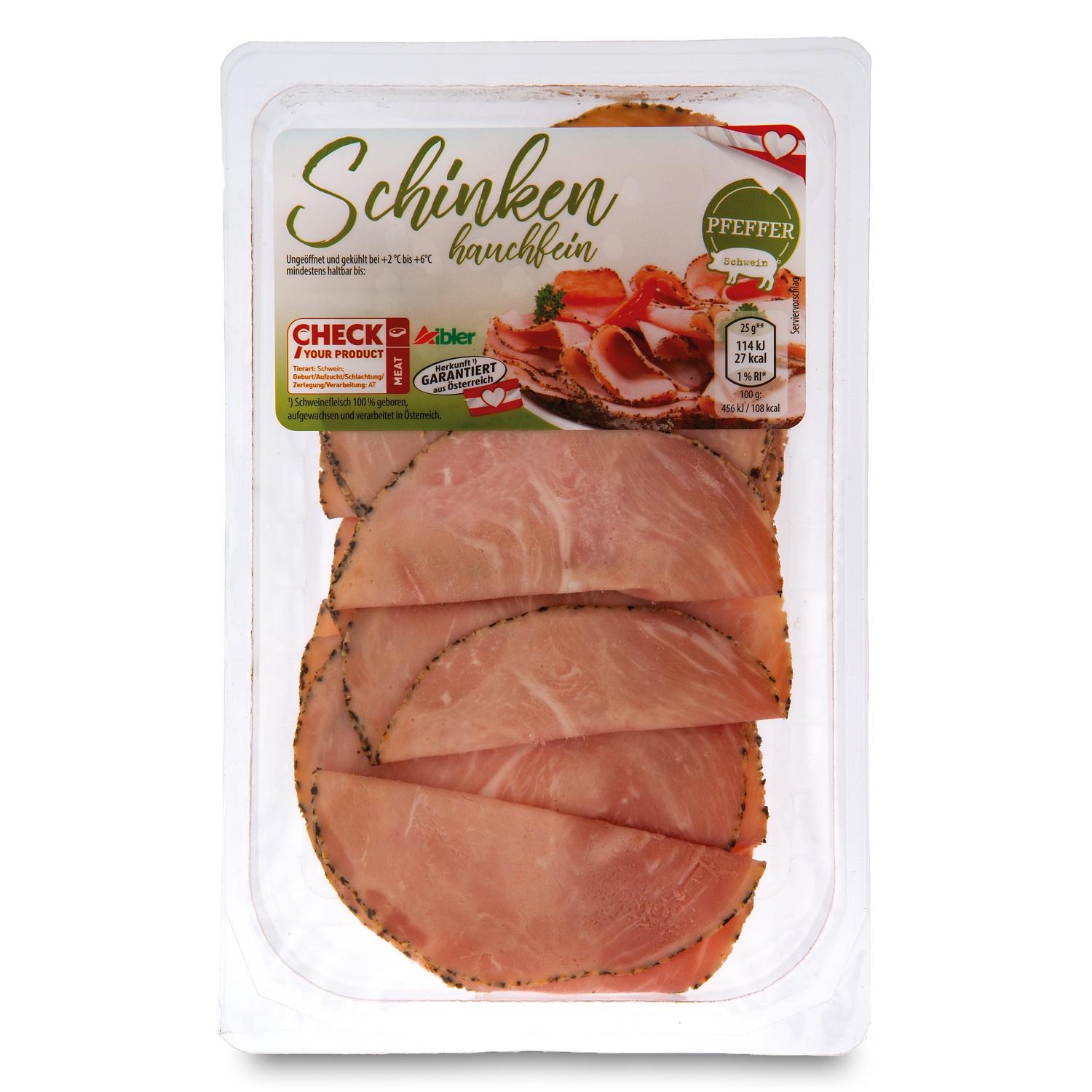 GENUSS 100% AUS ÖSTERREICH Aufschnitt hauchfein, Pute 150 g