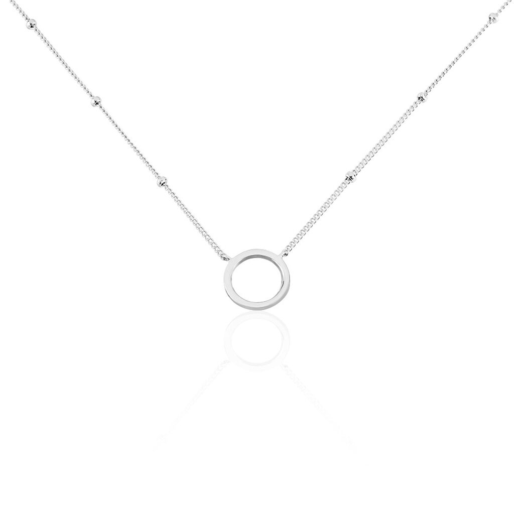 Collier Argent Blanc Cari