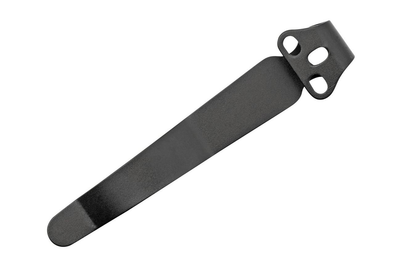Flytanium Universal Long Pocket Clip FLY-1250LBK Black DLC Titanium