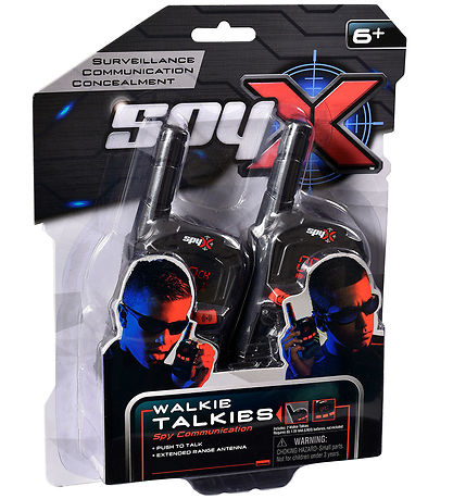 SpyX - Walkie Talkies - Sort/R?d