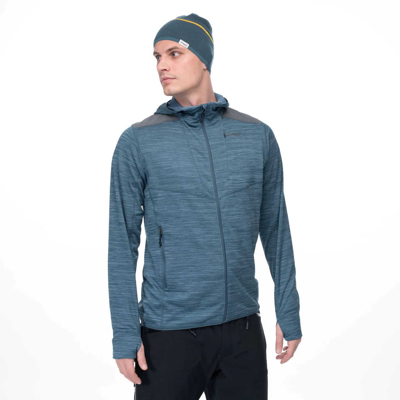 Rabot Active Mid Hood Jacket Herre Orion Blue