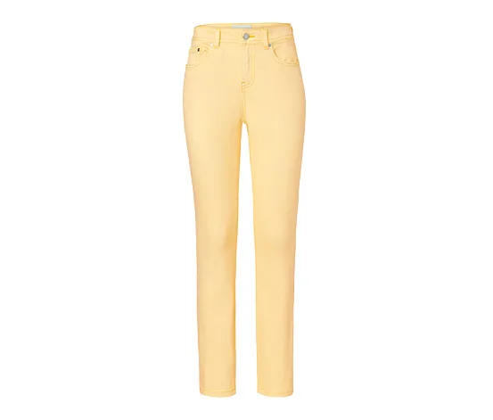 Slimfit-Jeans, gelb