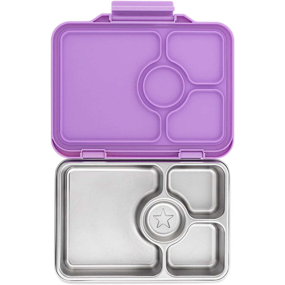 Køb Yumbox Lavande Purple Prêt Stainless Steel 4-Sections