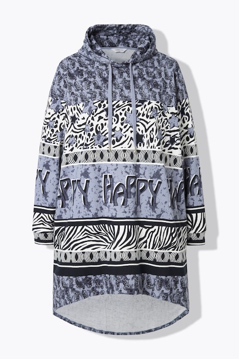 Hoodie, Sweater, Musterstreifen, Kapuze, Langarm