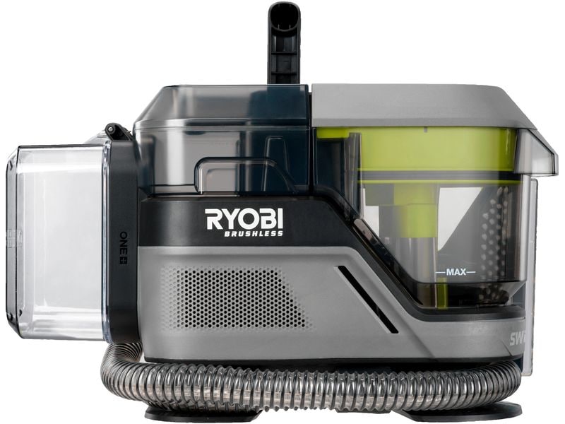 RYOBI Akku-Textielreiniger Pro RDC18BL-0 ohne Akku und Lade Kabelloses, hygienisches und flexibles Reinigen von grossen textilen Oberflächen