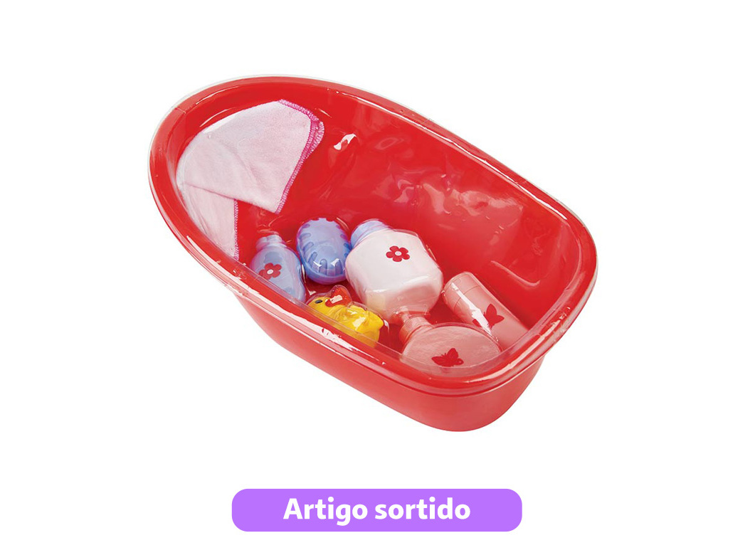 BANHEIRA ONE TWO FUN 22.86X13.97X36.20CM MODELOS SORTIDOS