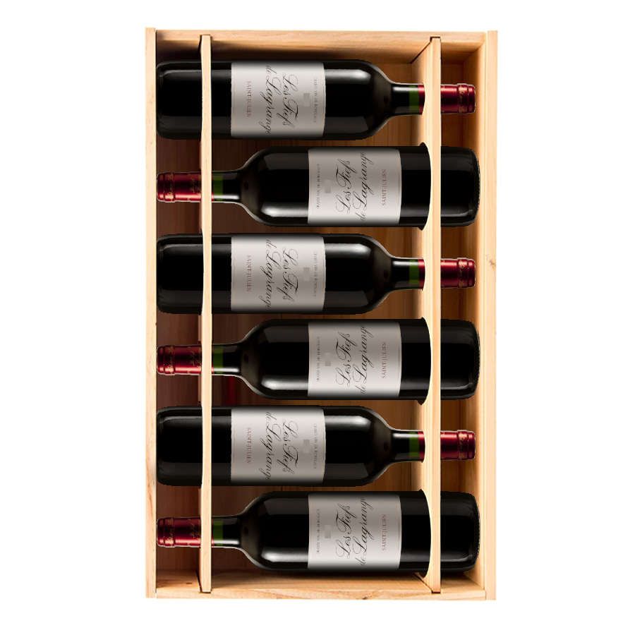 Les Fiefs de Lagrange 2020 - 6 bouteilles & Caisse bois
