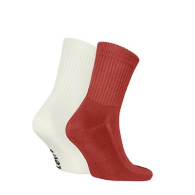 Chaussettes homme en coton doux, talon et pointe renforcés - Lot de 2 LEVIS