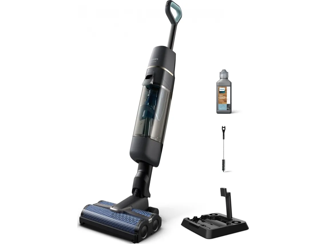 Philips AquaTrio 7000 Series XW7110 - Gulvrenser - stav - uden pose - ledningsfri - dark gray/champagne