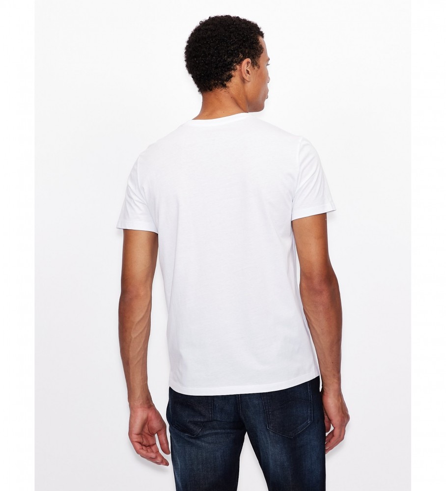 Camiseta branca clássica da Armani Exchange